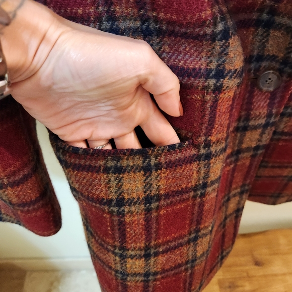 Vintage L.L. Bean 100% Wool Oxford Academia Blazer Size 8 - Picture 5 of 7